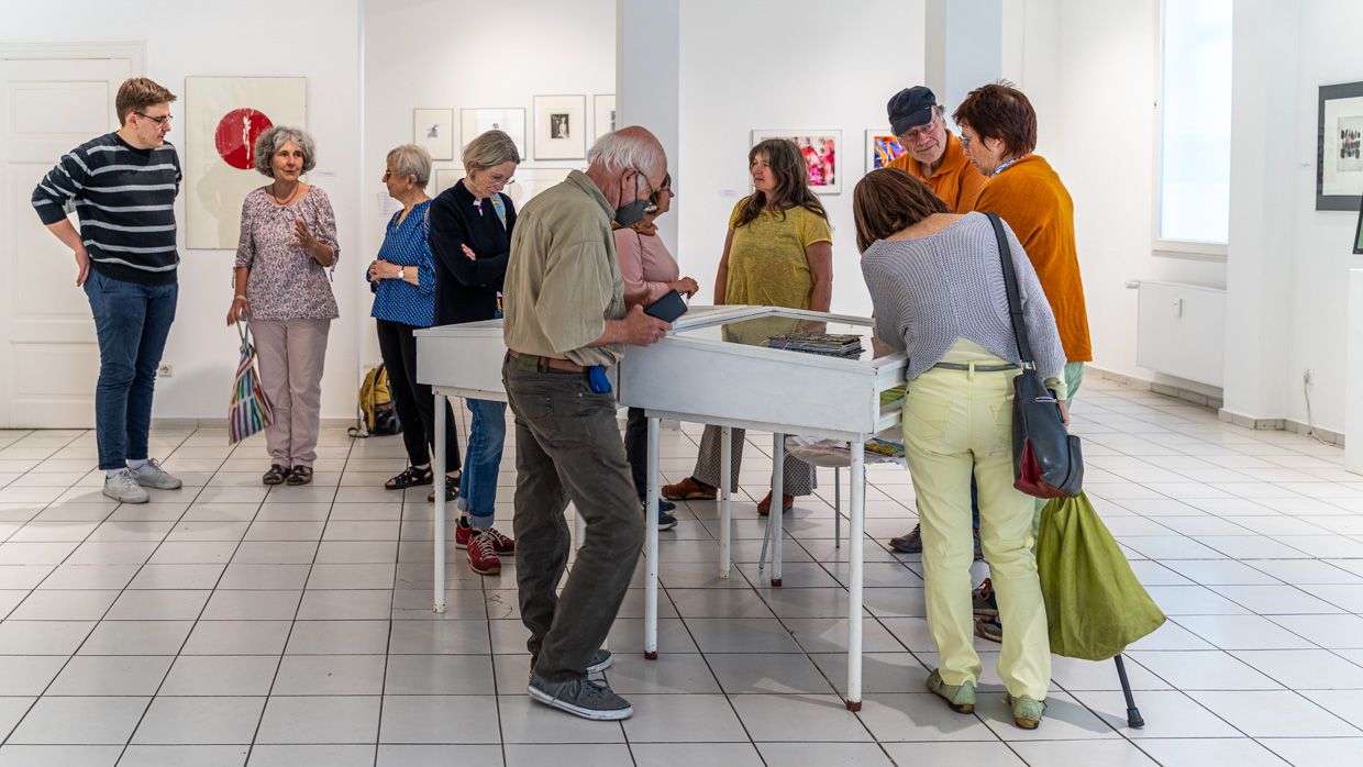 Besucher der Präsentation III